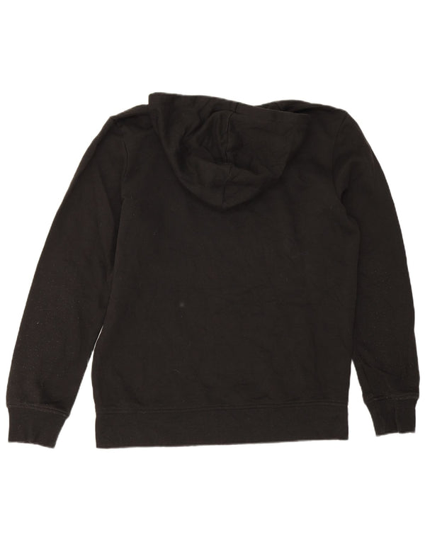 Jack & Jones moletom com capuz gráfico masculino grande preto