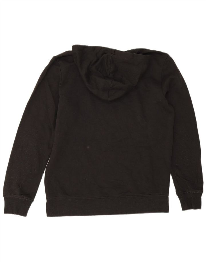 Jack & Jones moletom com capuz gráfico masculino grande preto