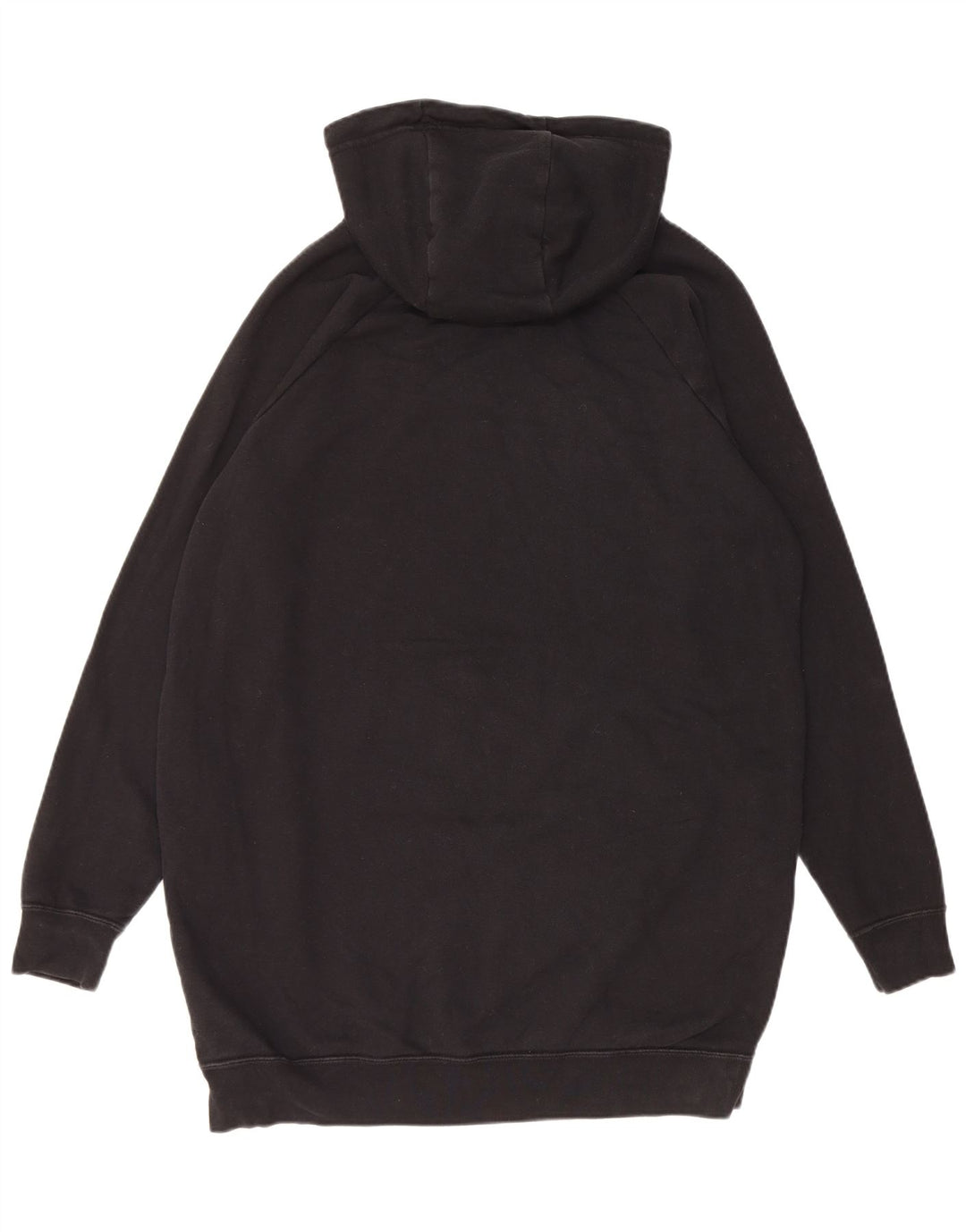 Jumper com capuz Nike feminino Longline Oversized UK 14 médio algodão preto