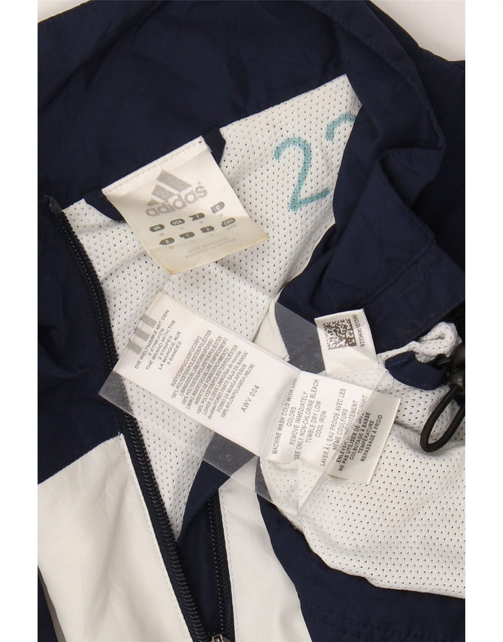 Adidas Mens Clima Proof Tracksuit Top Jacket Médio Azul Marinho Poliéster