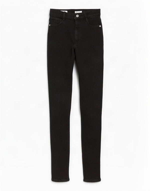 Zara Womens High Waist Skinny Jeans EU 38 Small W28 L28 Black