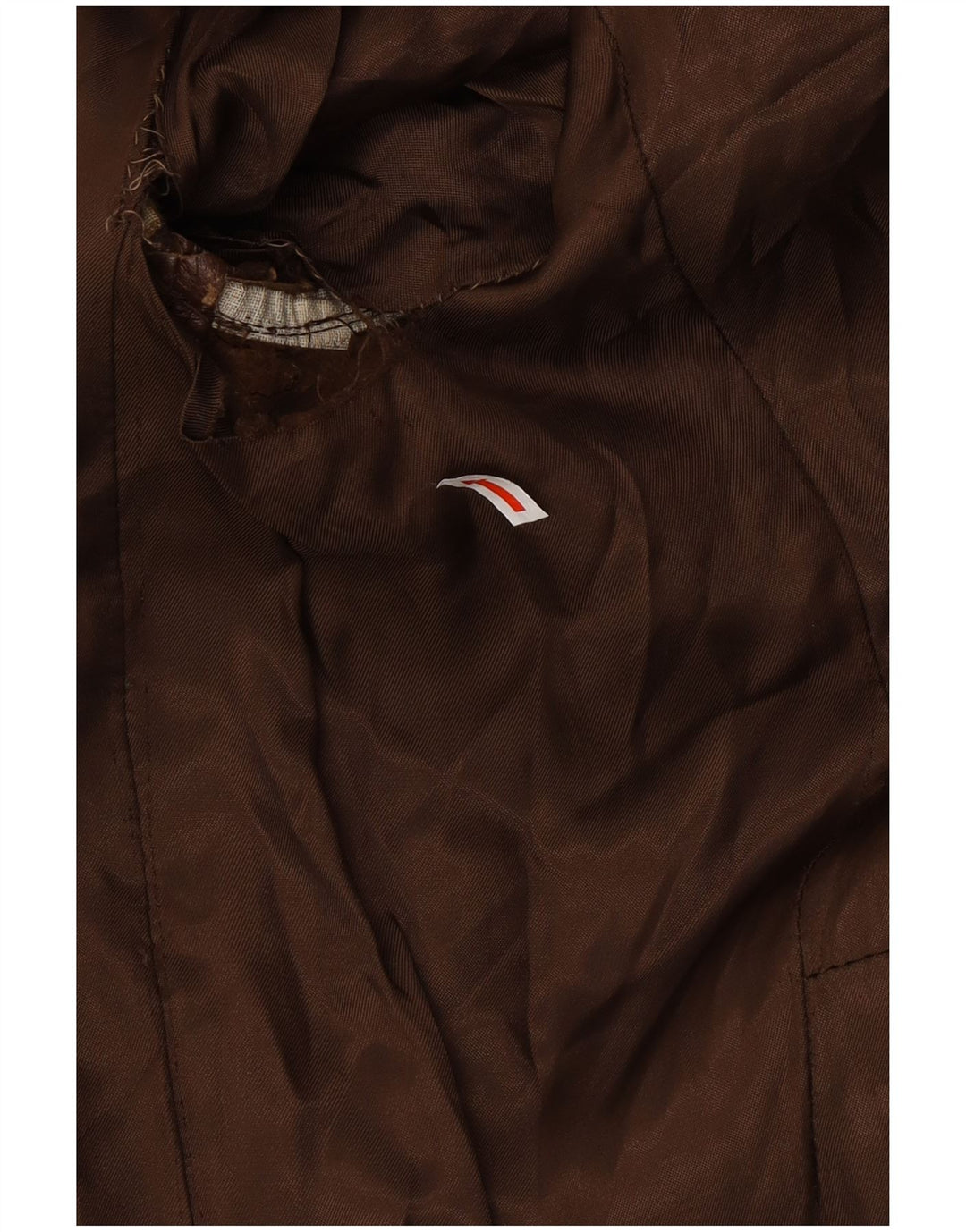 Casaco de couro masculino VINTAGE Reino Unido 38 couro marrom médio