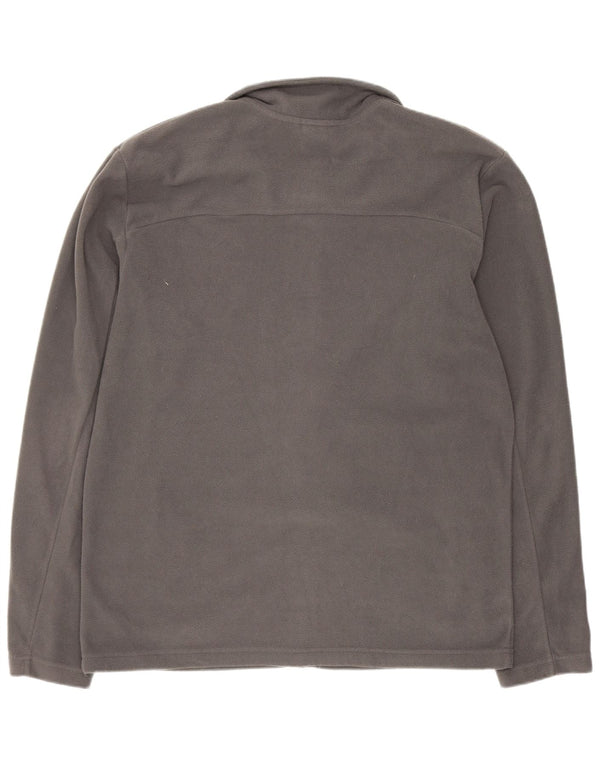 Jaqueta de lã masculina The North Face UK 38 poliéster cinza médio