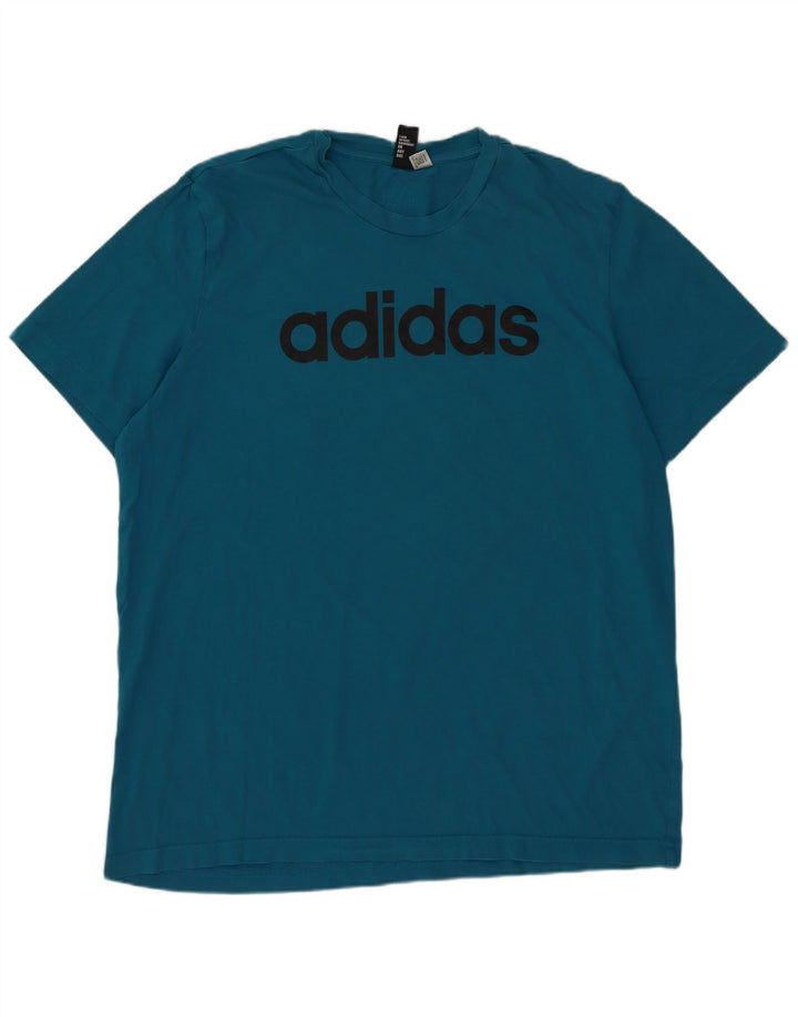 Camiseta Adidas Masculina Graphic Top Grande Azul