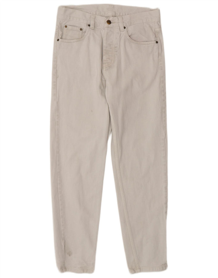 Carhartt Mens Slim Jeans W28 L28 Algodão Branco