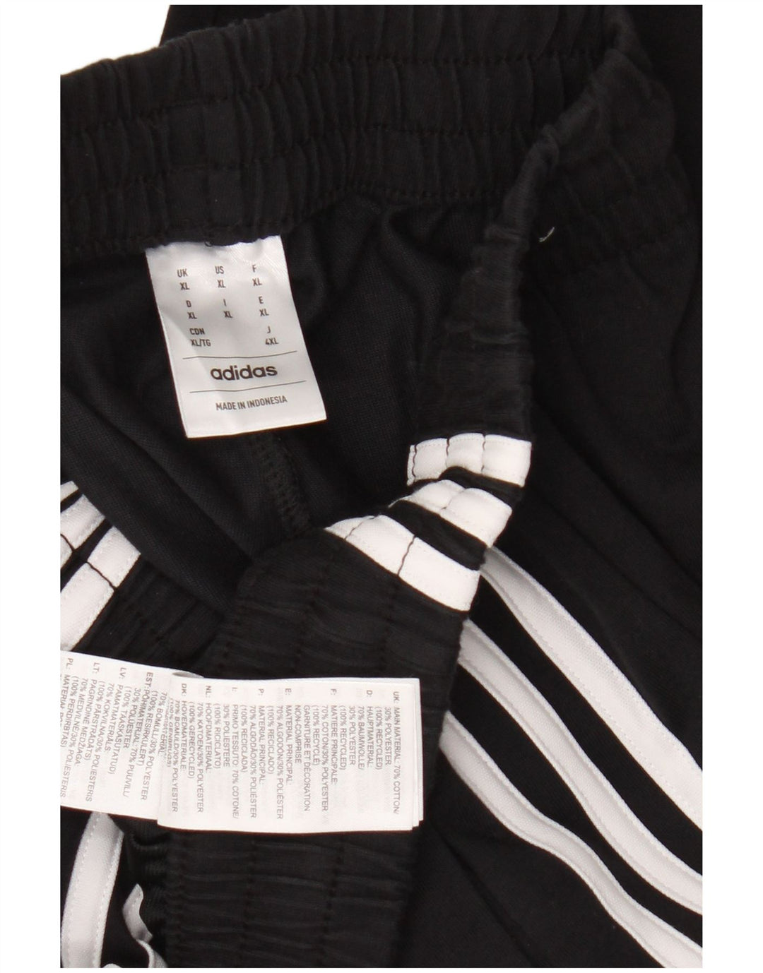 Calça Adidas Mens Treino XL Algodão Preto