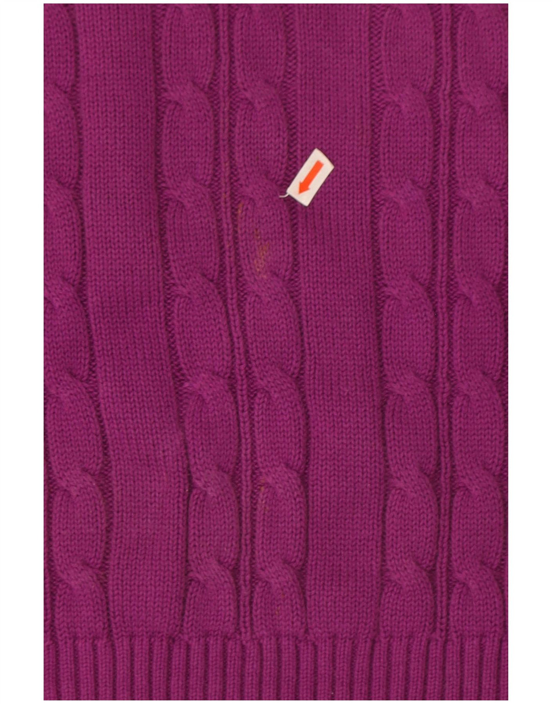 Suéter masculino Marks & Spencer com gola redonda, grande algodão roxo