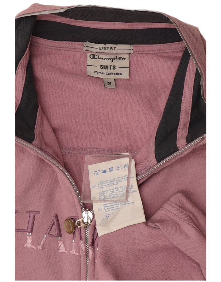 Jaqueta feminina Champion Easy Fit Graphic Tracksuit UK 14 rosa médio