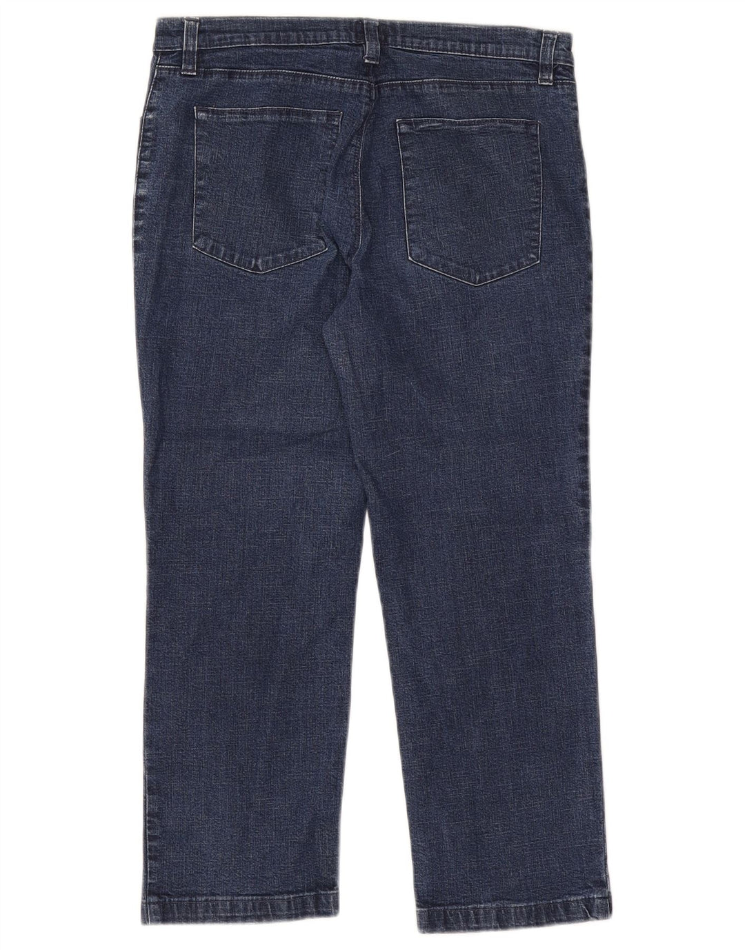 Calvin Klein Capri Jeans Feminino W30 L21 Azul Marinho Algodão