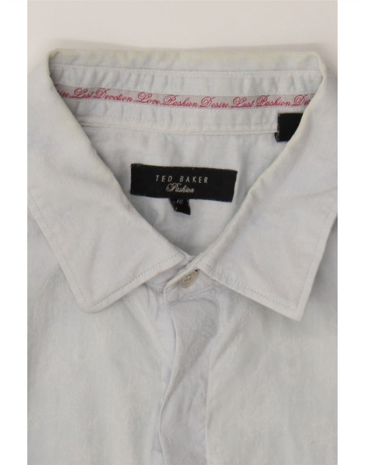 TED BAKER Womens Formal Shirt Size 16 XL White Cotton Vintage Ted Baker and Second-Hand Ted Baker from Messina Hembry 