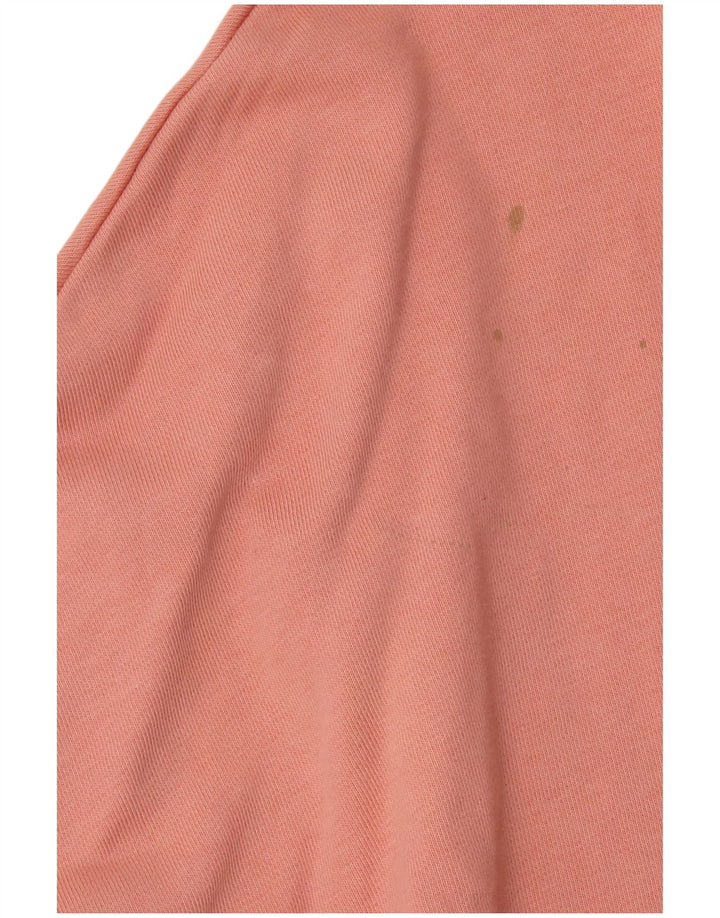 COS feminino oversized crop moletom jumper Reino Unido 10 pequeno algodão rosa