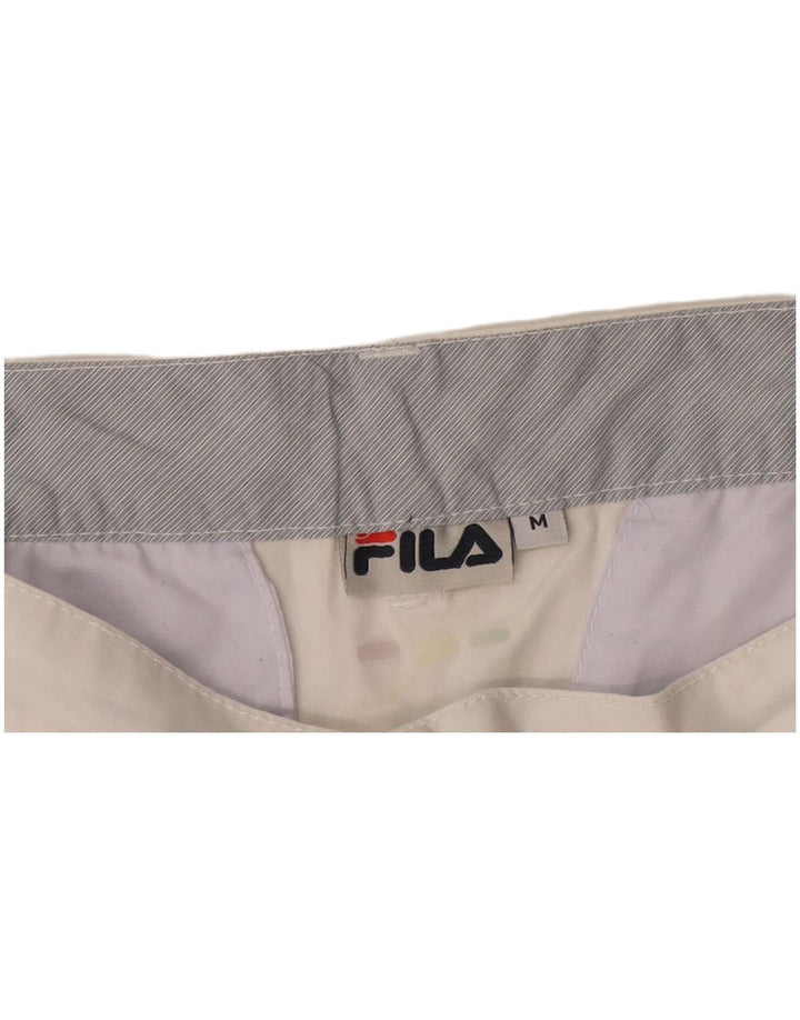 Fila Mens Chino Shorts Médio W32 Branco