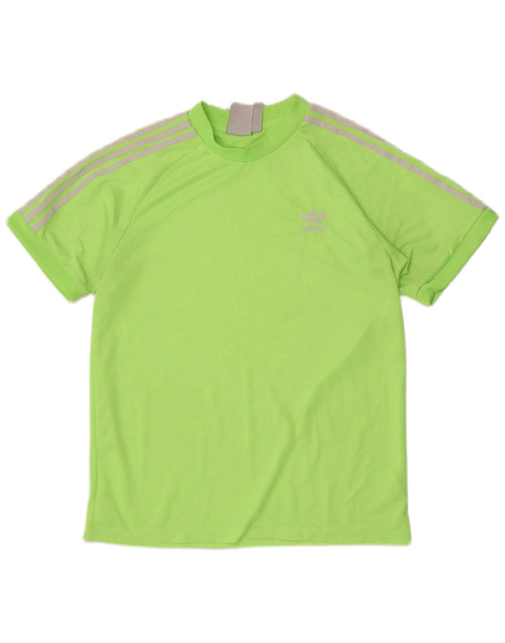 Adidas Camiseta Masculina Graphic Top Poliéster Verde Médio