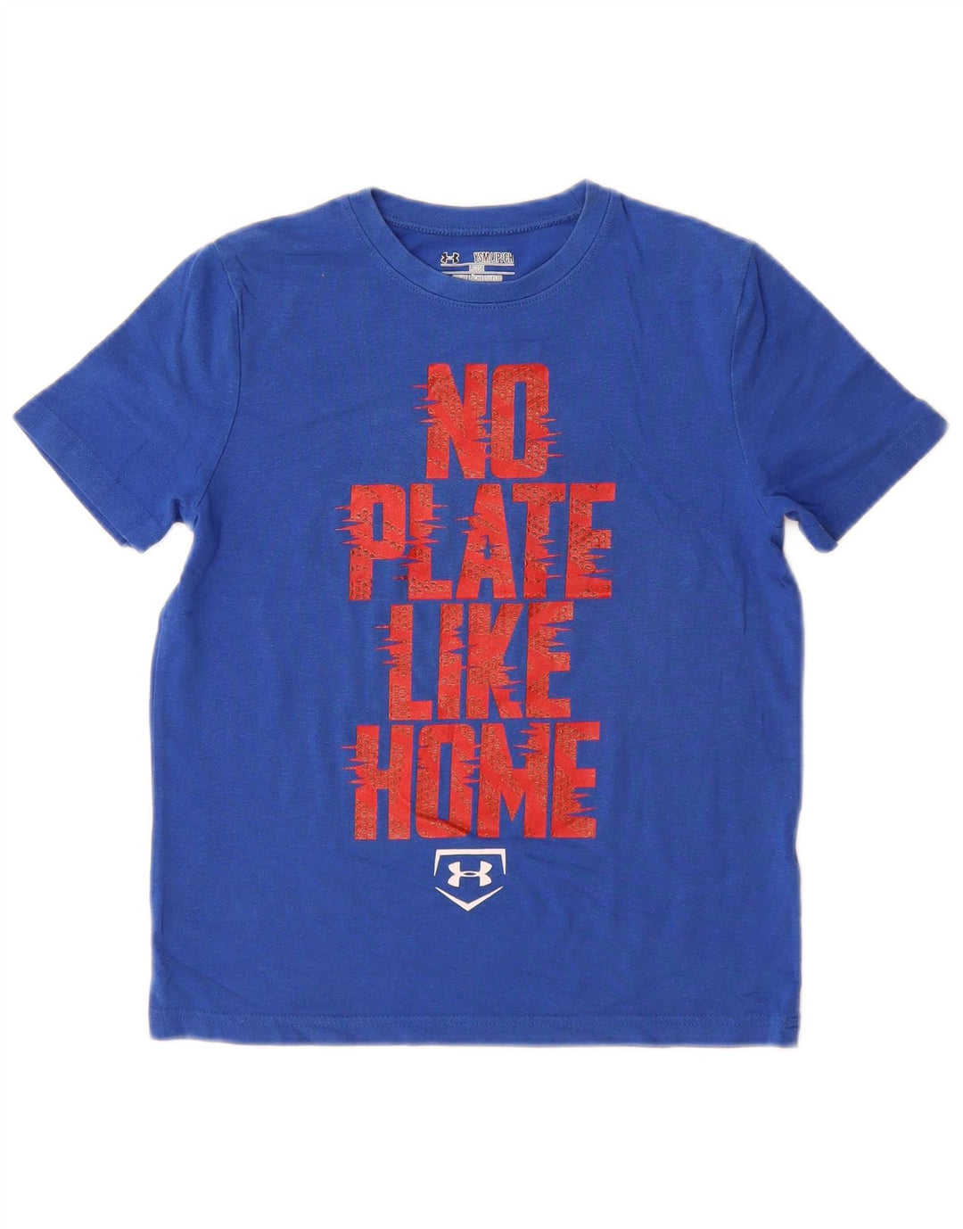 Camiseta gráfica UNDER ARMOUR Boys Heat Gear Top 7-8 anos pequeno azul