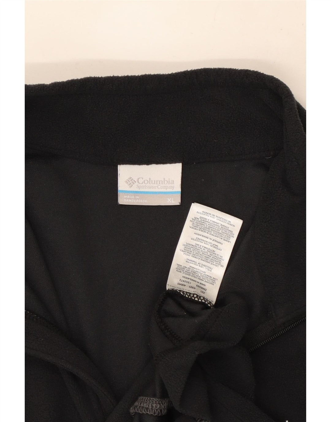 Suéter Columbia Masculino de Lã com Zíper e Gola XL XL Cinza Poliéster