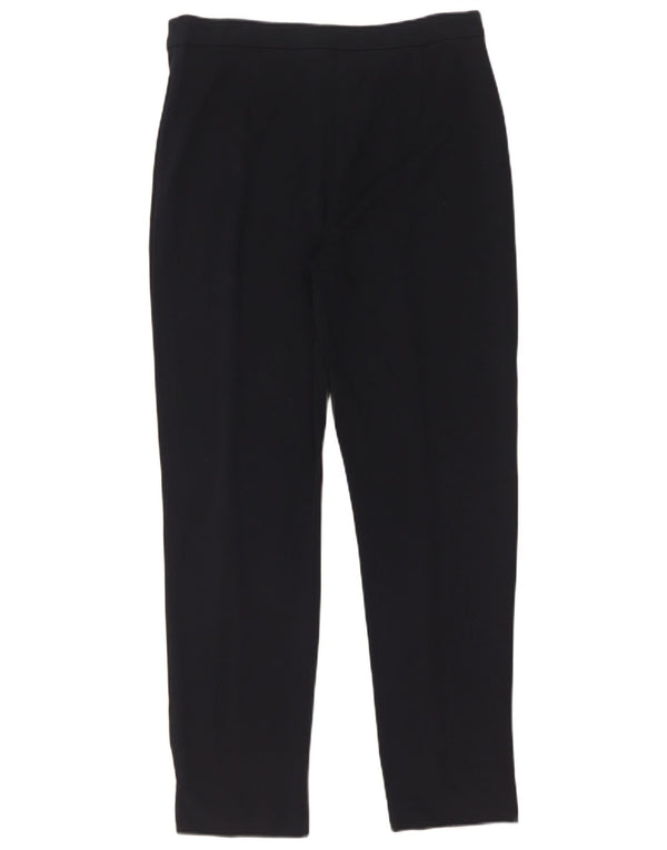 Calça feminina casual justa Marks & Spencer Reino Unido 10 pequena W29 L28 azul marinho