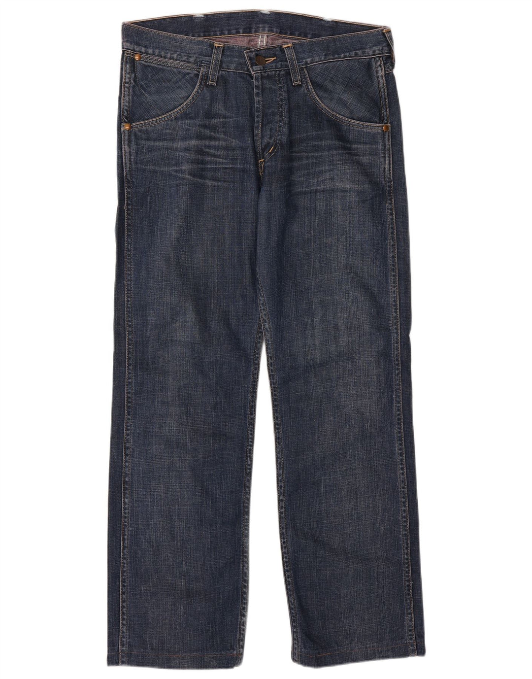 Jeans retos femininos WRANGLER W29 L28 algodão azul