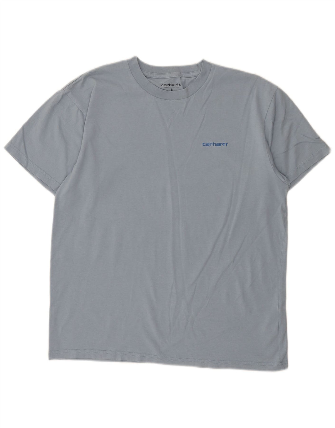 Carhartt Camiseta Masculina Top Pequeno Algodão Azul