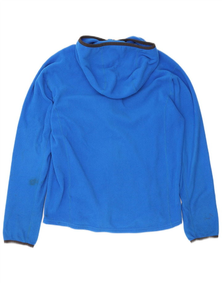 Jaqueta de lã com capuz feminina Helly Hansen UK 14 poliéster azul médio