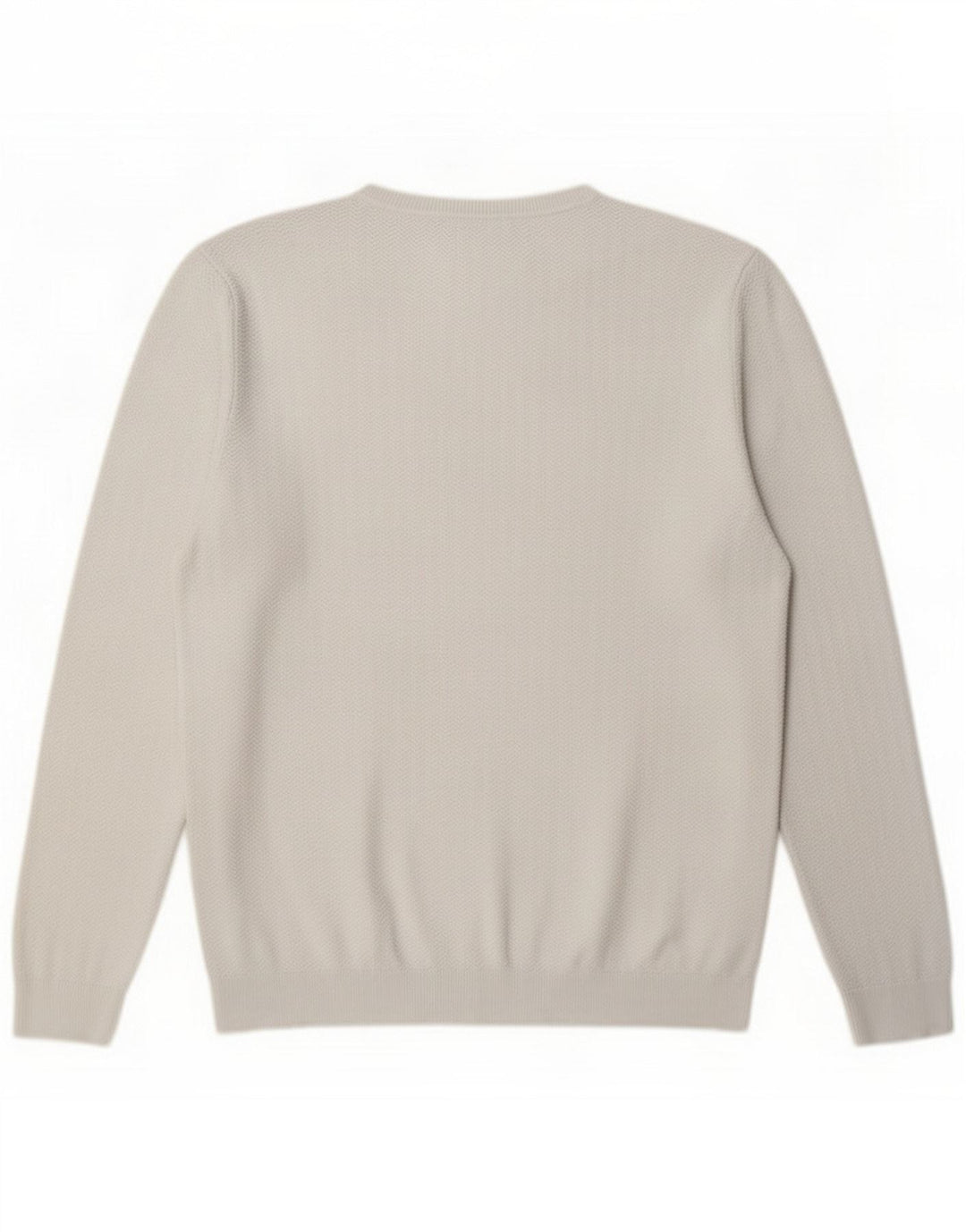 Jack & Jones Suéter masculino com gola redonda grande branco
