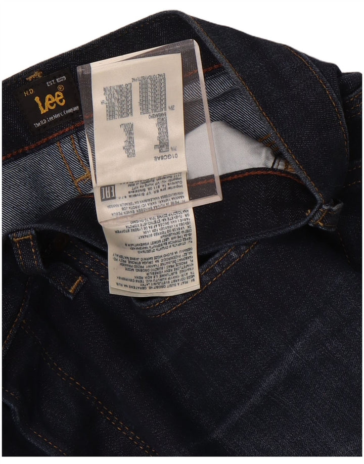 Lee Mens Daren Slim Jeans W33 L36 Azul Marinho Algodão