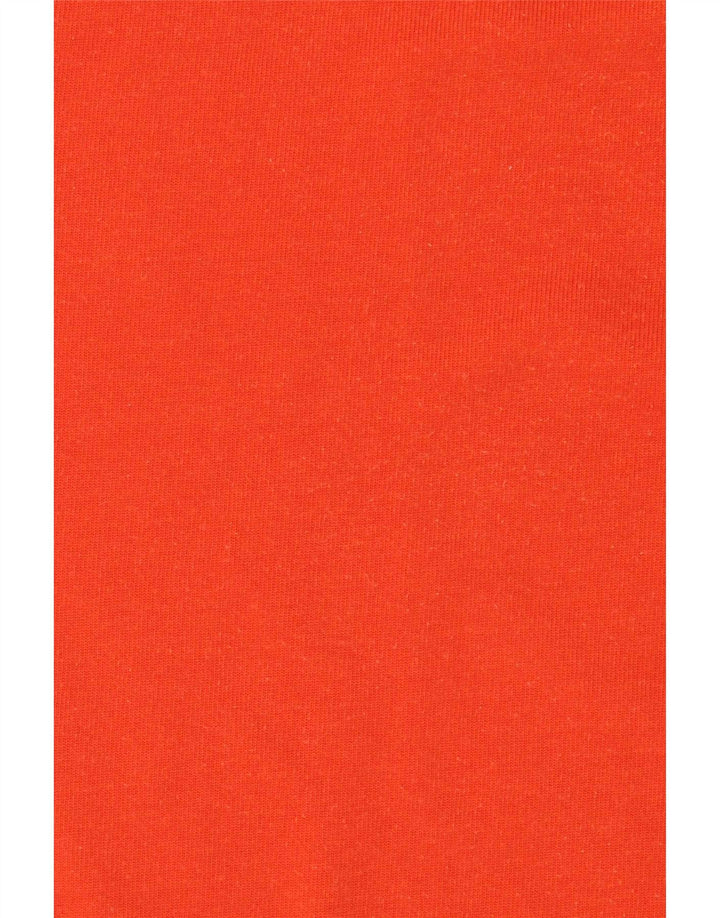 Camiseta masculina Reebok Top grande algodão laranja