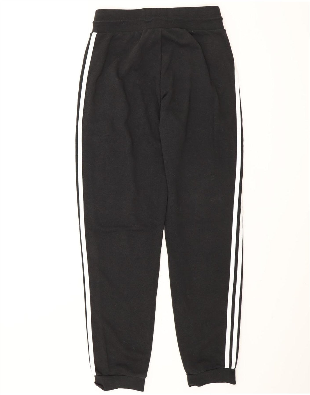 ADIDAS Womens Tracksuit Pants Joggers UK 10 Pequeno Algodão Preto
