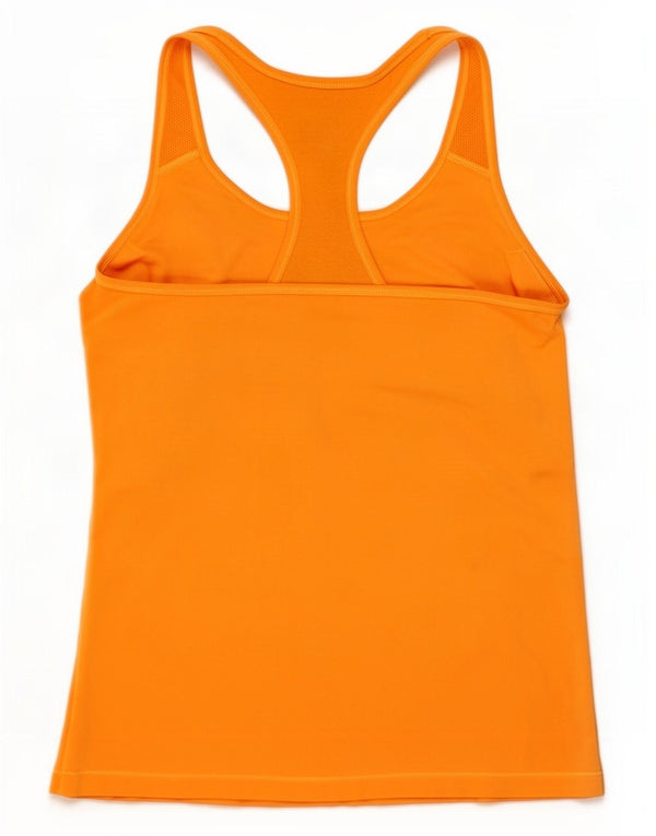 Colete gráfico Nike feminino Dri Fit Top UK 14 grande amarelo