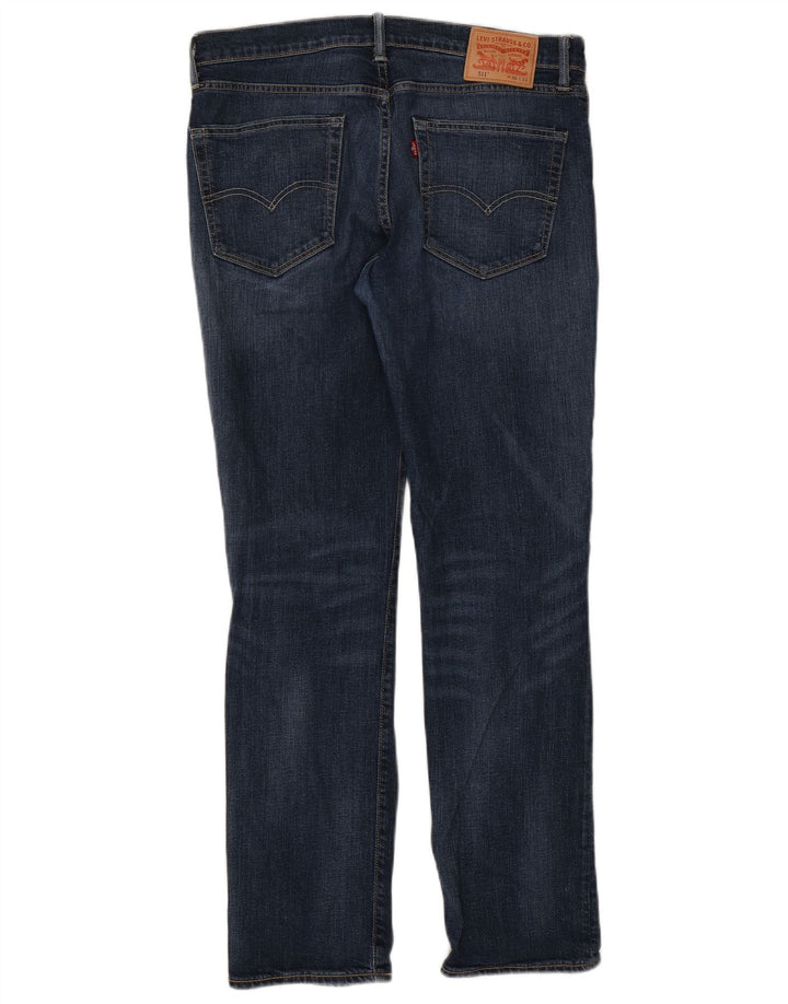 Levi's Masculino 511 Slim Jeans W36 L32 Azul Marinho Algodão