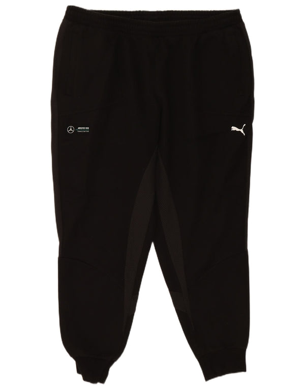 Calça de treino masculina Puma Joggers 2XL algodão preto