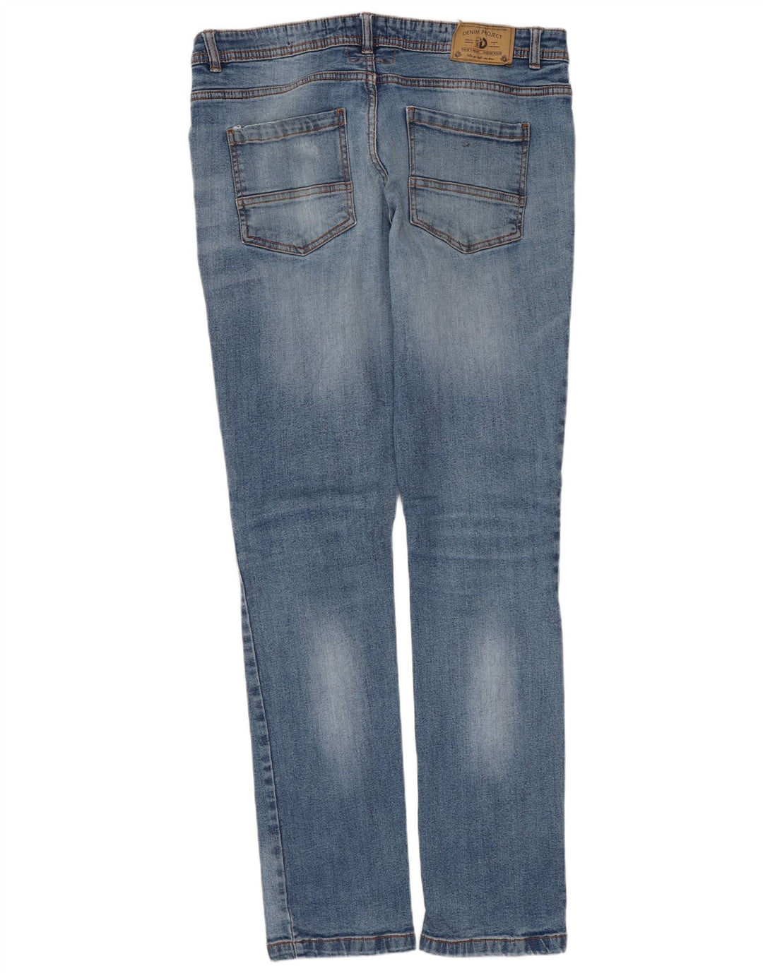 DACK'S Jeans Slim Masculino IT 50 Grande W34 L31 Azul Algodão