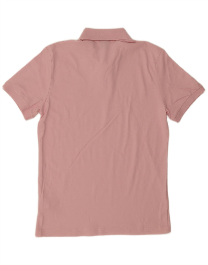 Camisa polo masculina Hugo Boss Slim Fit médio algodão rosa