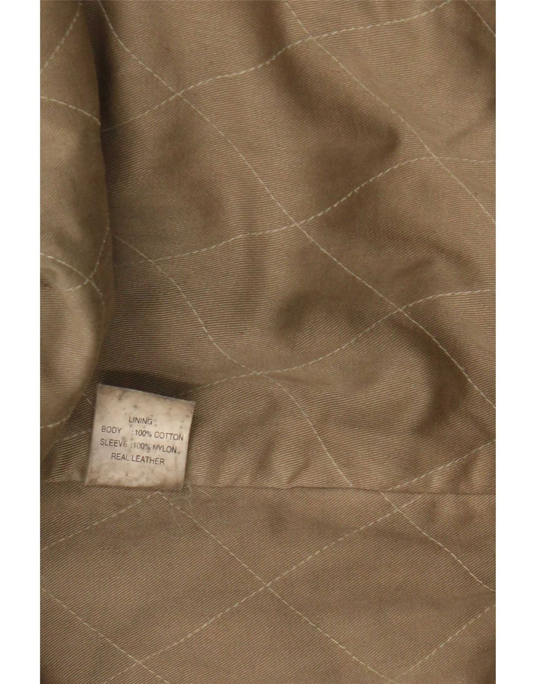 Jaqueta de couro masculina Alan Gordon Reino Unido 44 2XL couro marrom