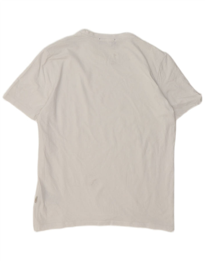 Camiseta masculina Liu Jo Top médio algodão branco