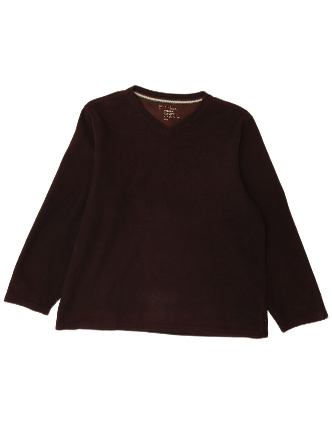 Suéter de lã masculino Marks & Spencer Blue Harbor grande poliéster marrom