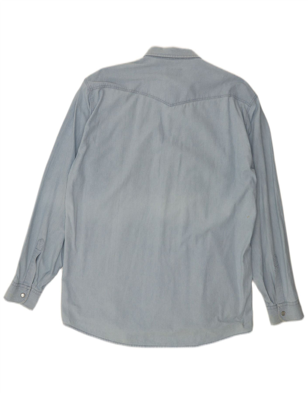 Camisa jeans masculina LEVI'S grande algodão azul