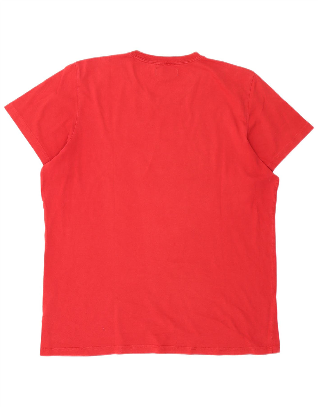 Adidas Mens Graphic T-Shirt Top XL Algodão Vermelho