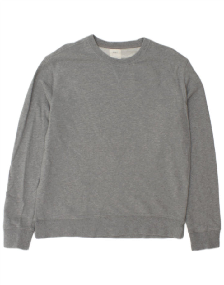 Suéter masculino Marks & Spencer grande algodão cinza