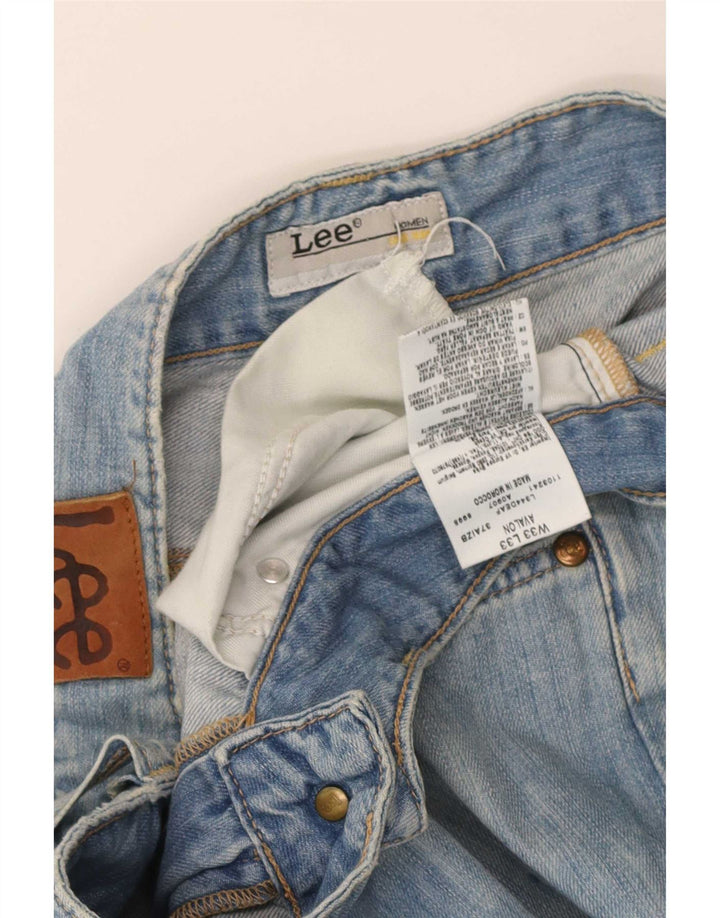 Lee Mens Avalon Straight Jeans W33 L33 Azul Algodão