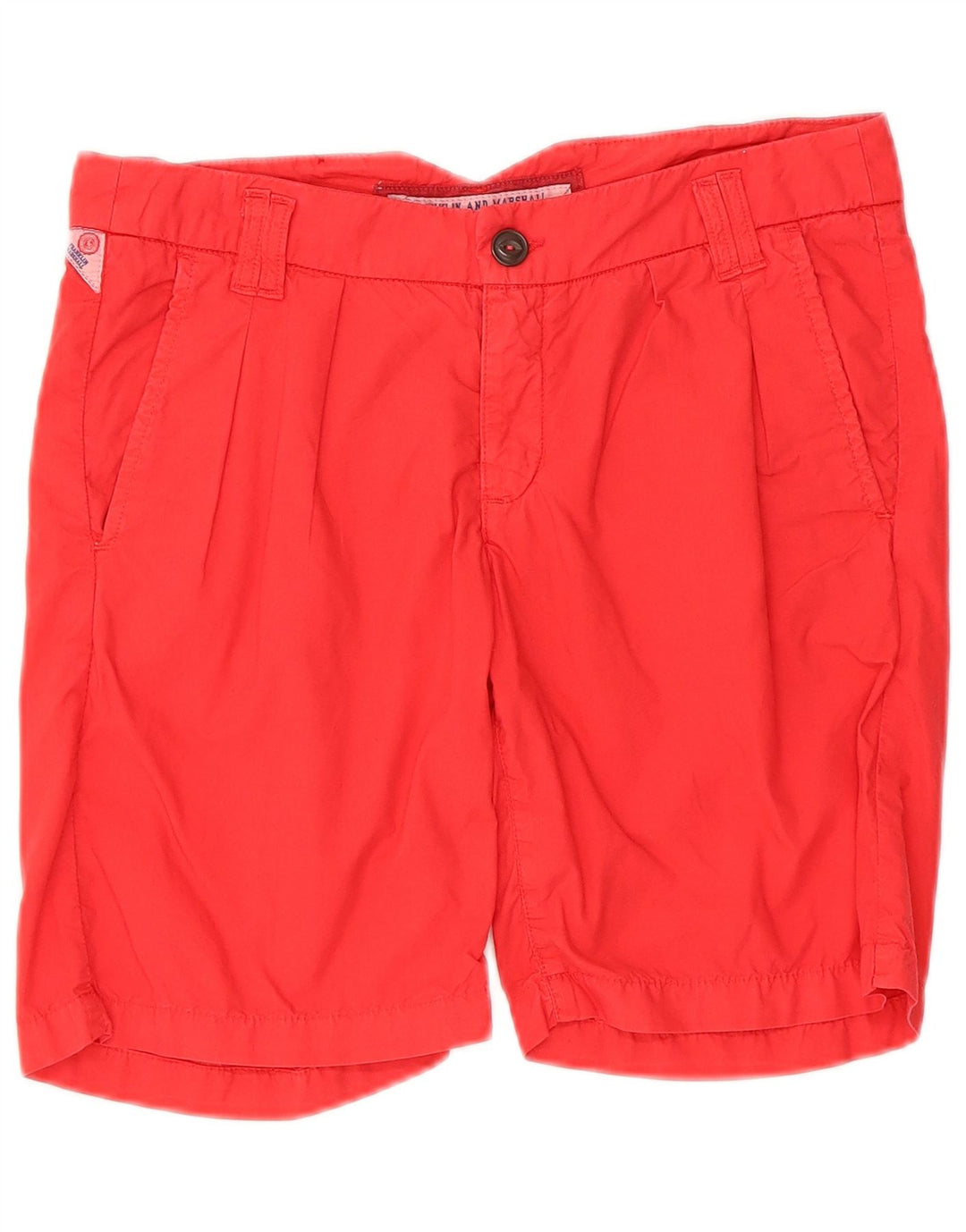 Shorts casuais femininos Franklin & Marshall W27 pequenos vermelhos
