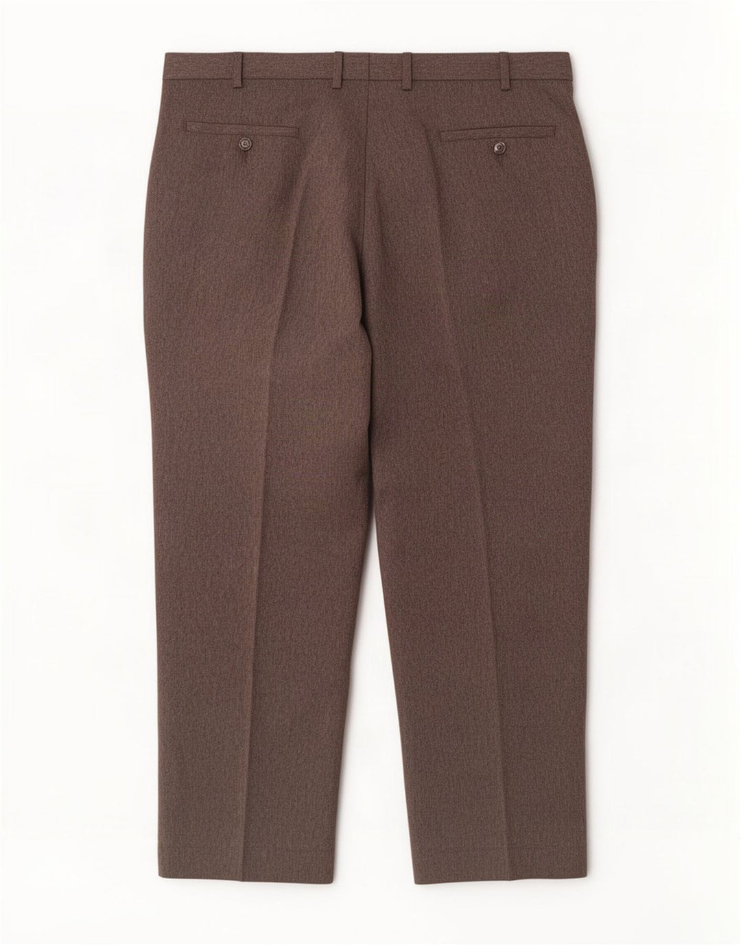 Calça masculina de terno reto Marks & Spencer W38 L29 cinza espinha de peixe