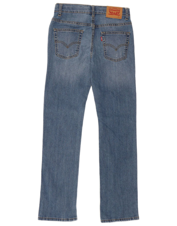 Jeans Levi's Girls 511 Distressed Slim 13-14 Anos W26 L29 Azul Algodão