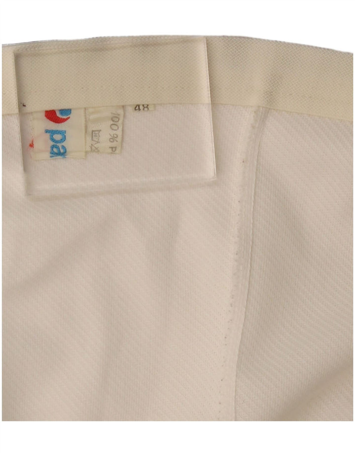 Saia de tênis feminina PANATTA IT 48 XL poliéster listrado branco