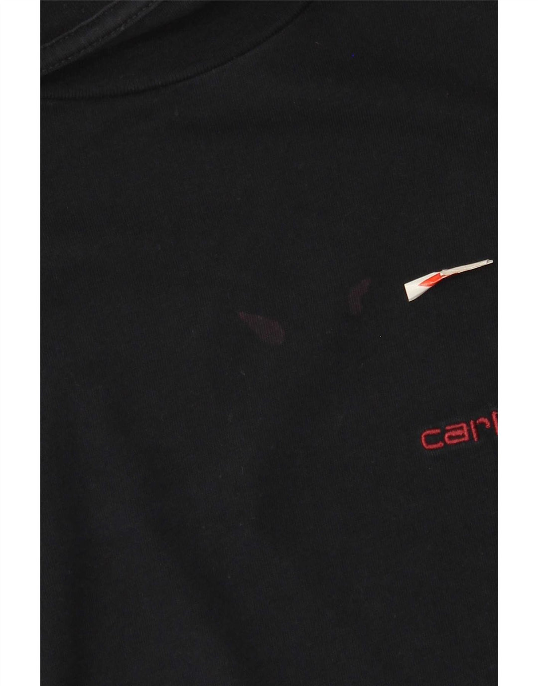 Carhartt Mens Top Manga Longa XL Azul Marinho Algodão
