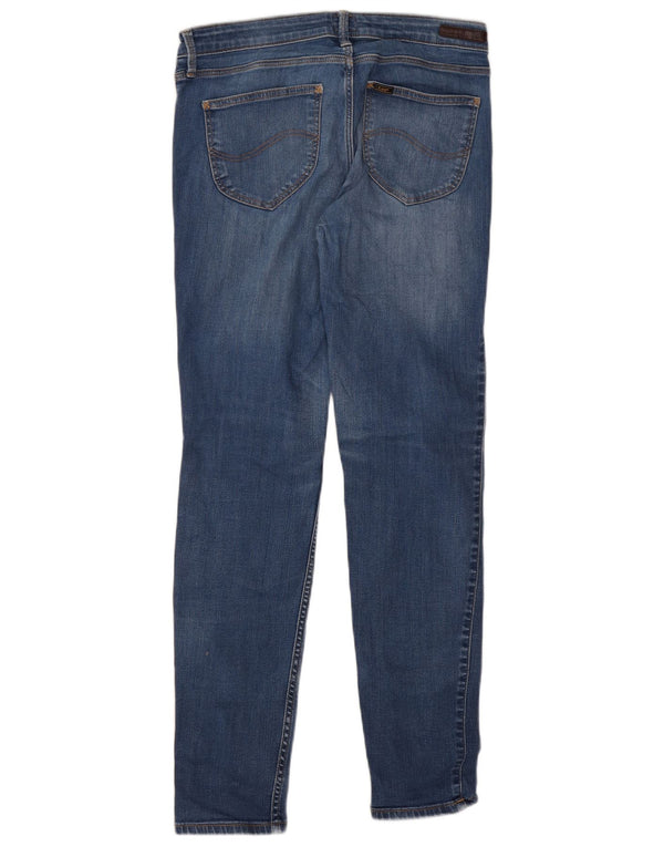 Lee Womens Scarlett Skinny Jeans W31 L29 Azul Algodão