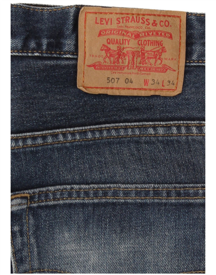 Jeans Levi's 507 Bootcut W34 L29 Azul