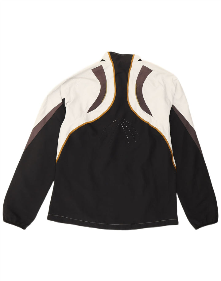 ASICS Mens Treino Top Jacket Grande Poliéster Colorblock Branco