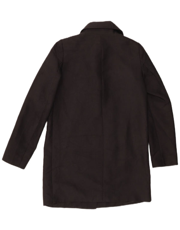 Sobretudo feminino Zara Oversized UK 10 pequeno preto