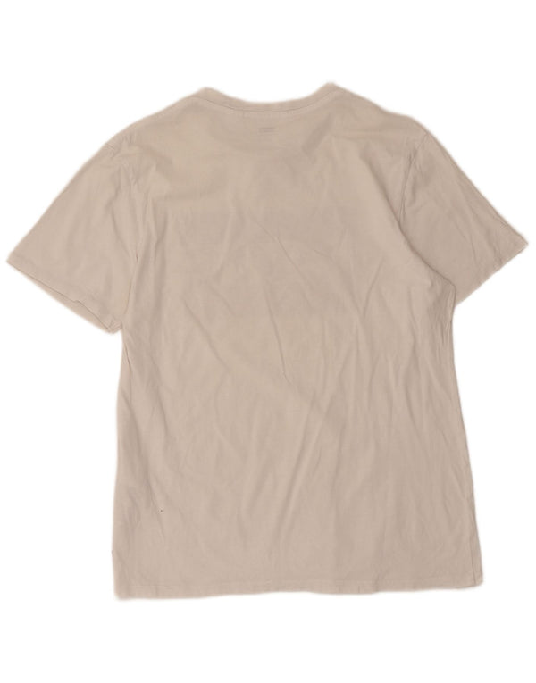 Camiseta gráfica masculina Levi's Top médio algodão branco