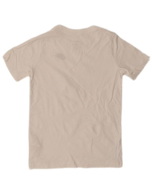 Camiseta Nike Meninos Top 8-9 Anos Pequeno Algodão Branco